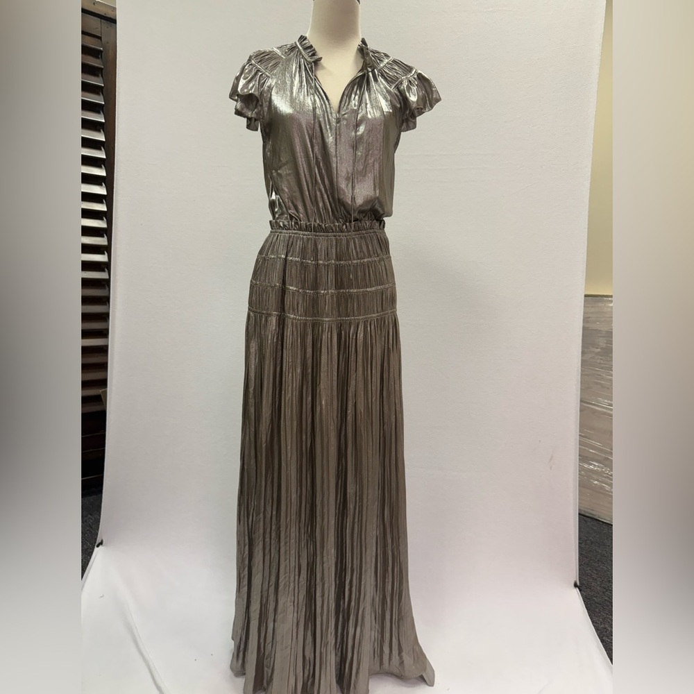 Current Air Bronze Metallic Dress